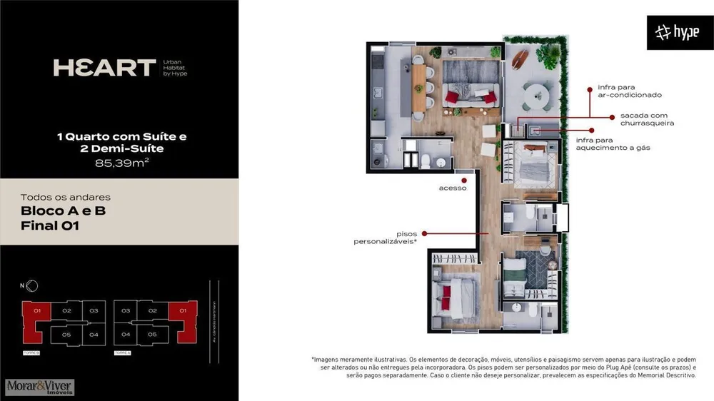 Apartamento, 3 quartos, 86 m² - Foto 9