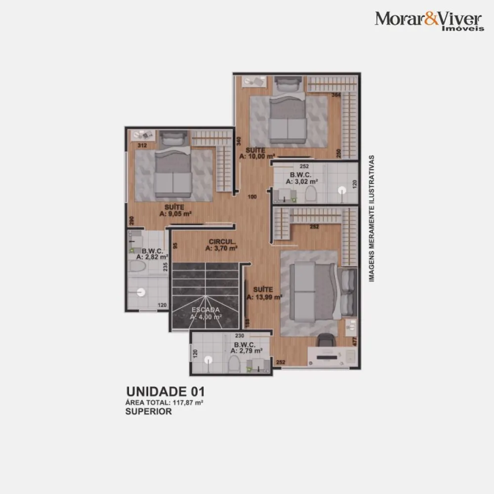 Sobrado, 3 quartos, 118 m² - Foto 4