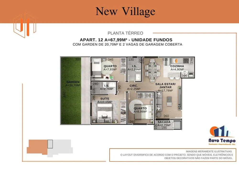 Apartamento, 3 quartos, 71 m² - Foto 7