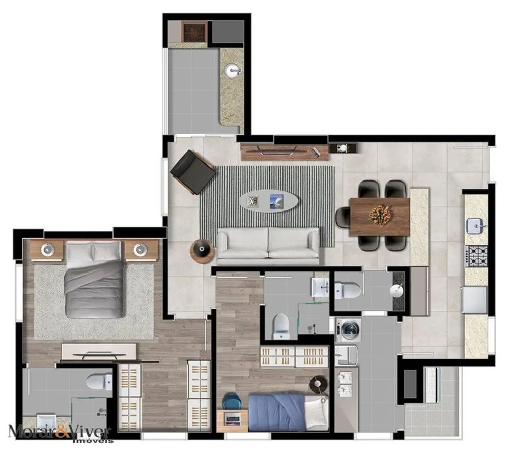 Apartamento, 3 quartos, 96 m² - Foto 7