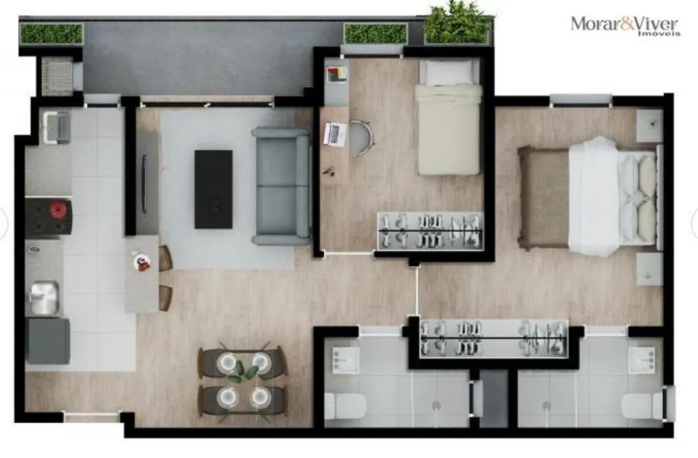 Apartamento, 2 quartos, 62 m² - Foto 11