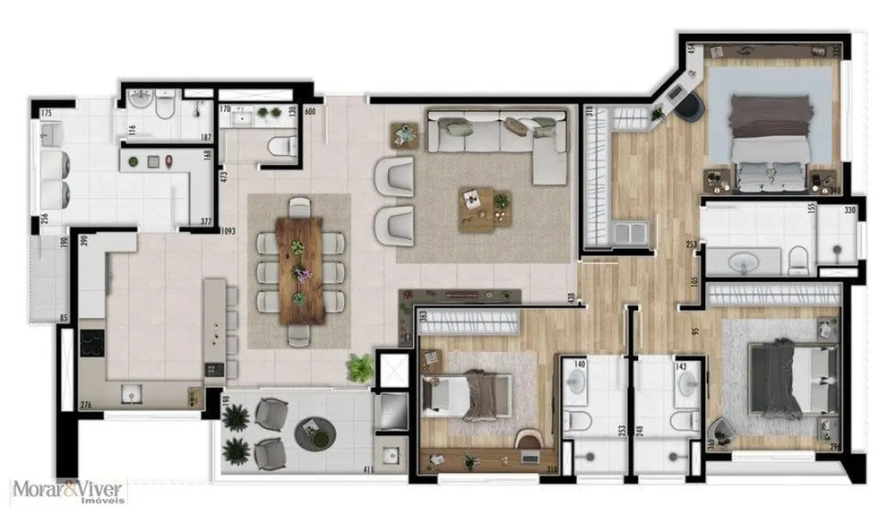 Cobertura, 3 quartos, 206 m² - Foto 11