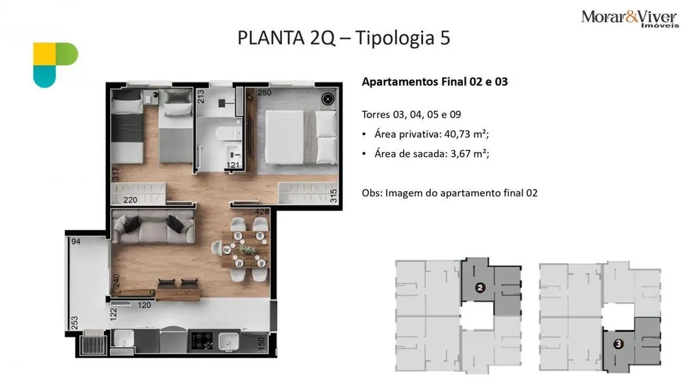 Apartamento, 2 quartos, 49 m² - Foto 12