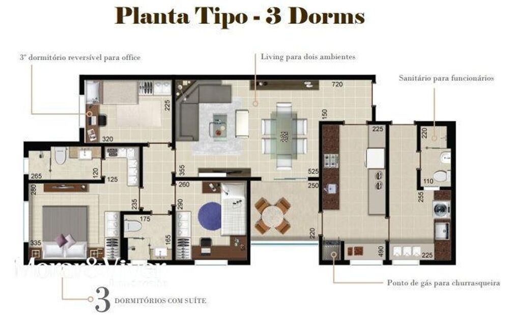 Apartamento, 3 quartos, 98 m² - Foto 19