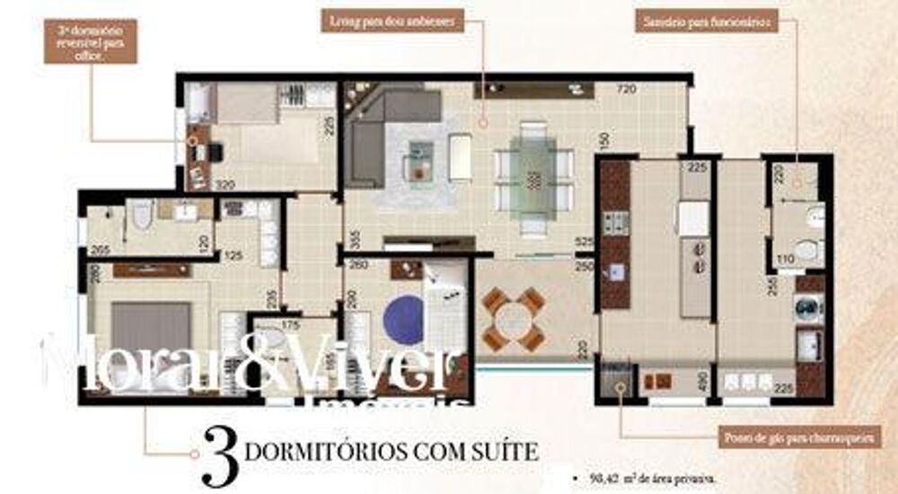 Apartamento, 3 quartos, 98 m² - Foto 20