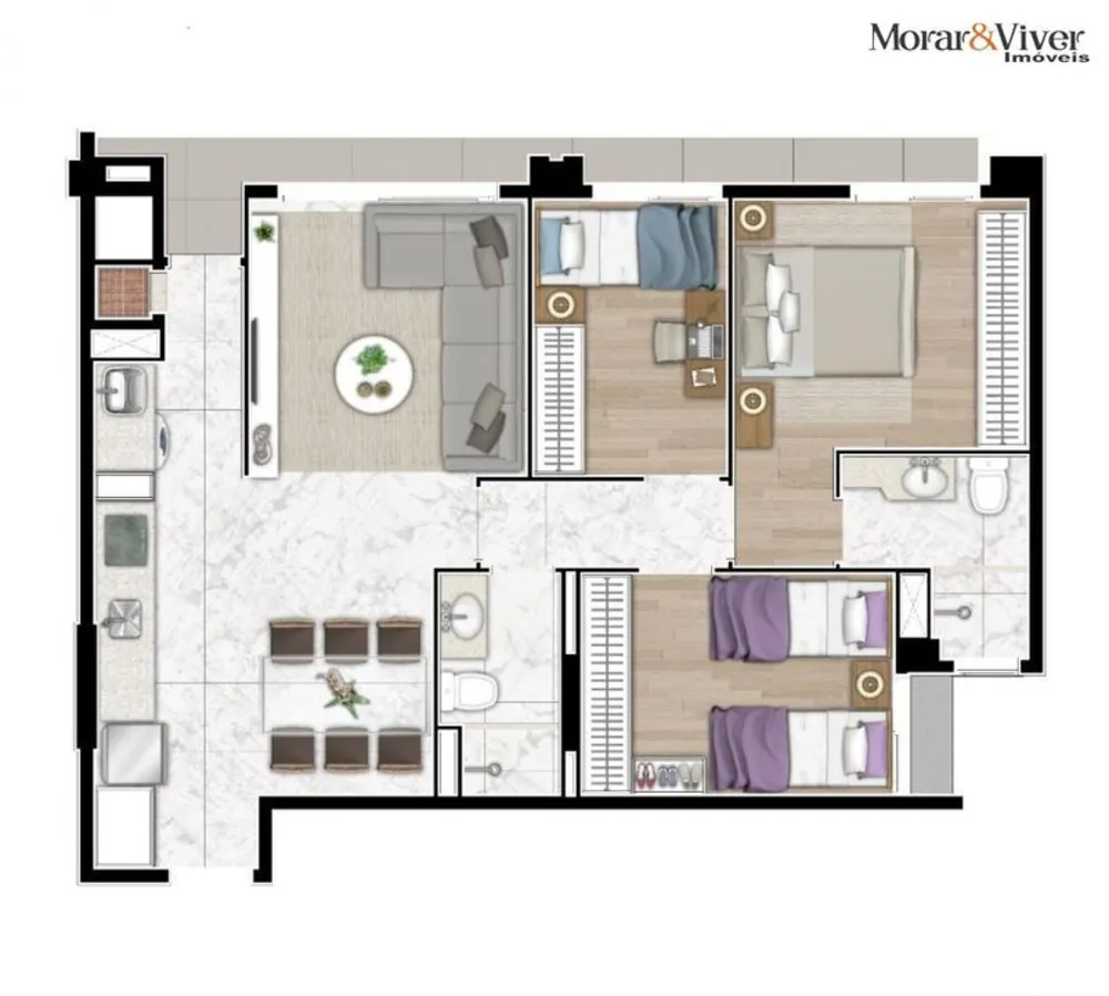 Apartamento, 3 quartos, 78 m² - Foto 14