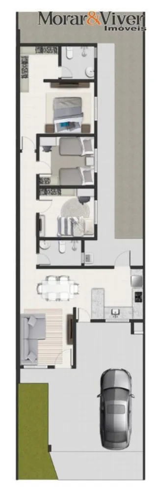 Casa, 3 quartos, 105 m² - Foto 3