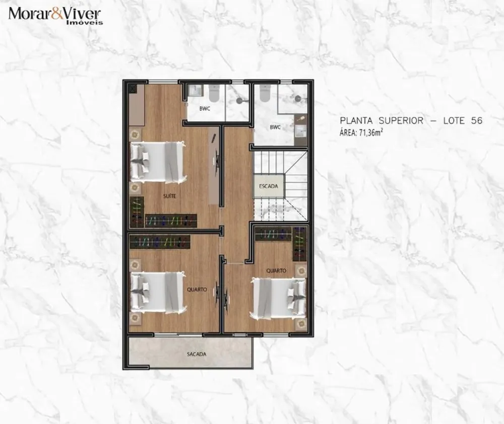Sobrado, 4 quartos, 156 m² - Foto 9