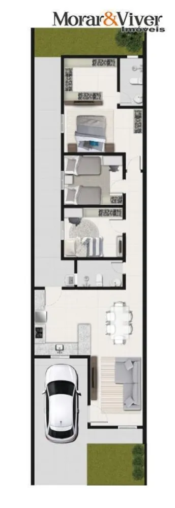 Casa, 3 quartos, 102 m² - Foto 3