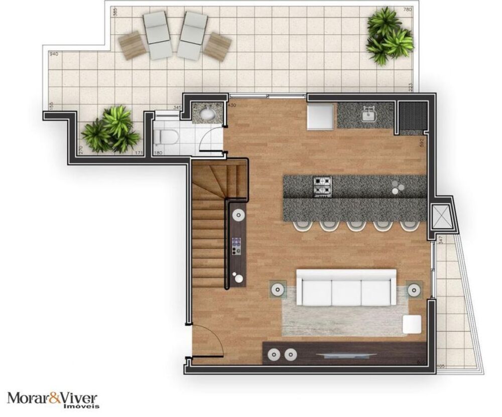 Cobertura à venda com 3 quartos, 132m² - Foto 8