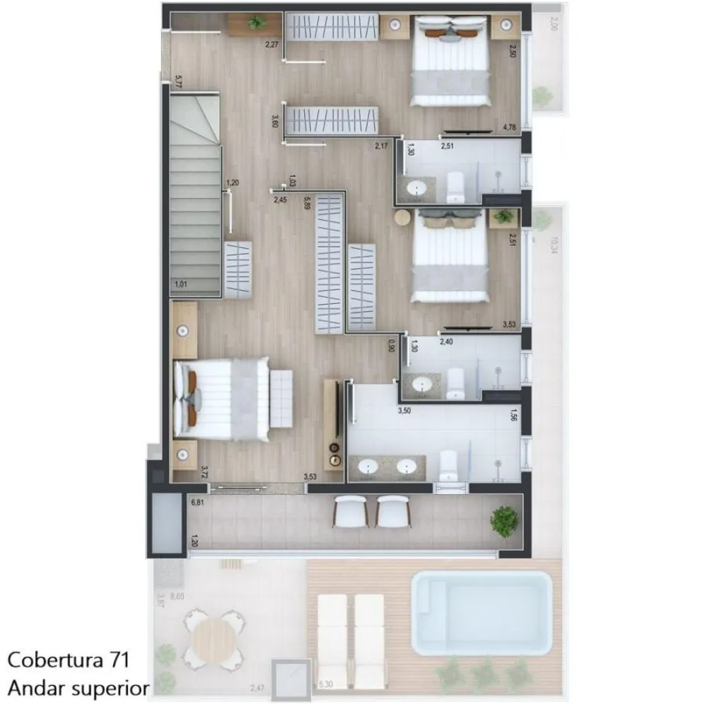 Apartamento, 3 quartos, 119 m² - Foto 16