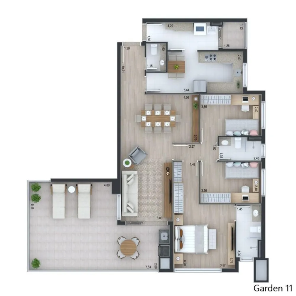 Apartamento, 3 quartos, 119 m² - Foto 8