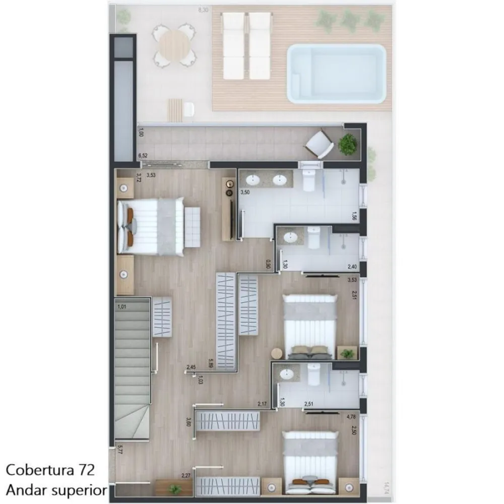 Apartamento, 3 quartos, 119 m² - Foto 11