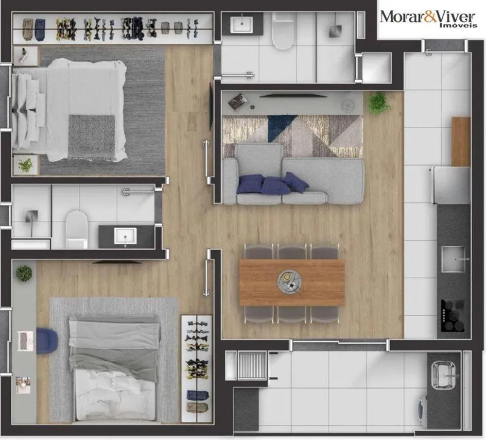 Apartamento, 3 quartos, 79 m² - Foto 8