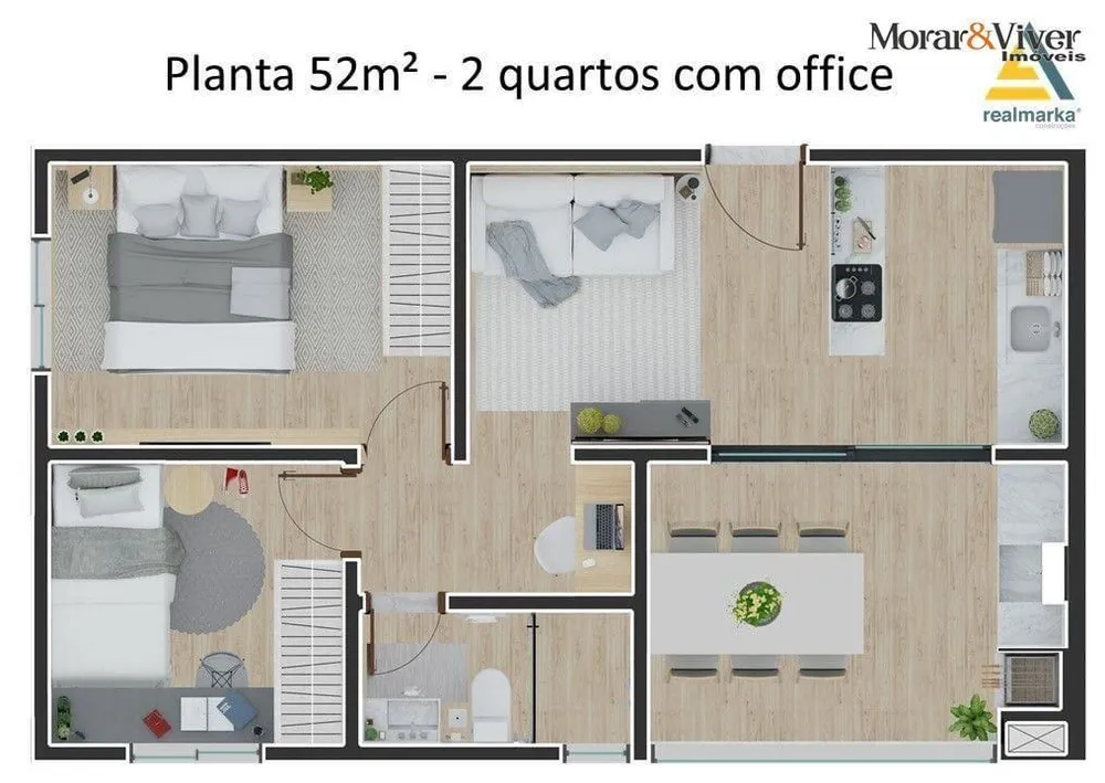 Apartamento, 2 quartos, 51 m² - Foto 10