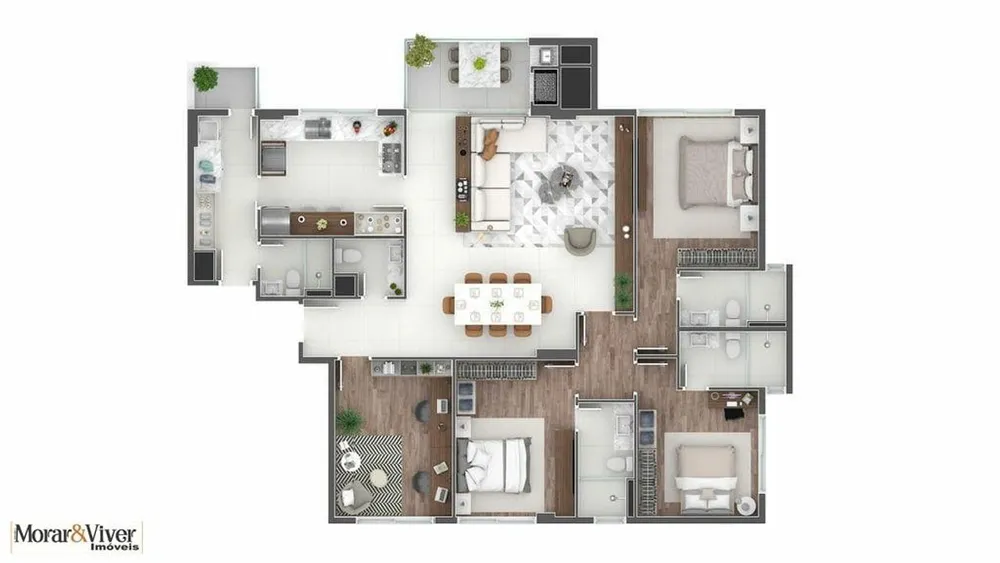 Apartamento, 3 quartos, 129 m² - Foto 12