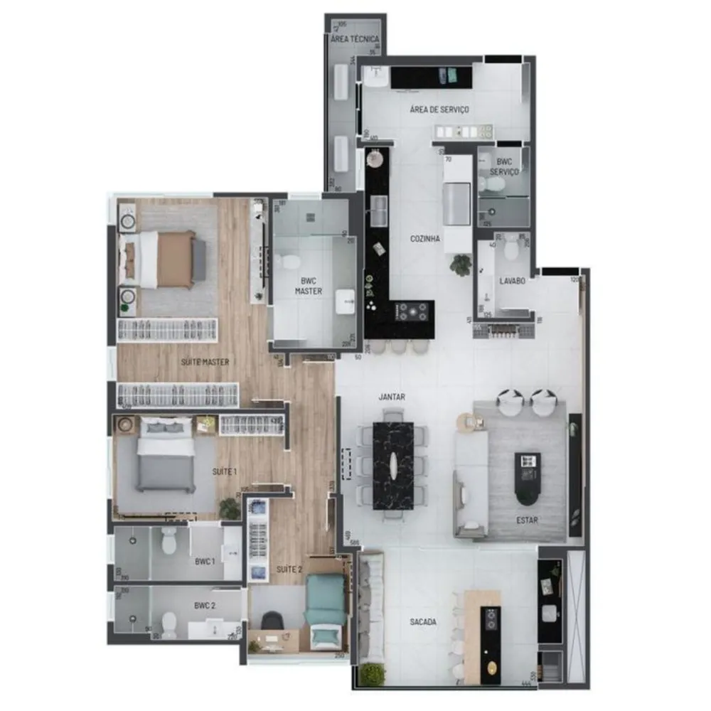 Cobertura, 4 quartos, 281 m² - Foto 12