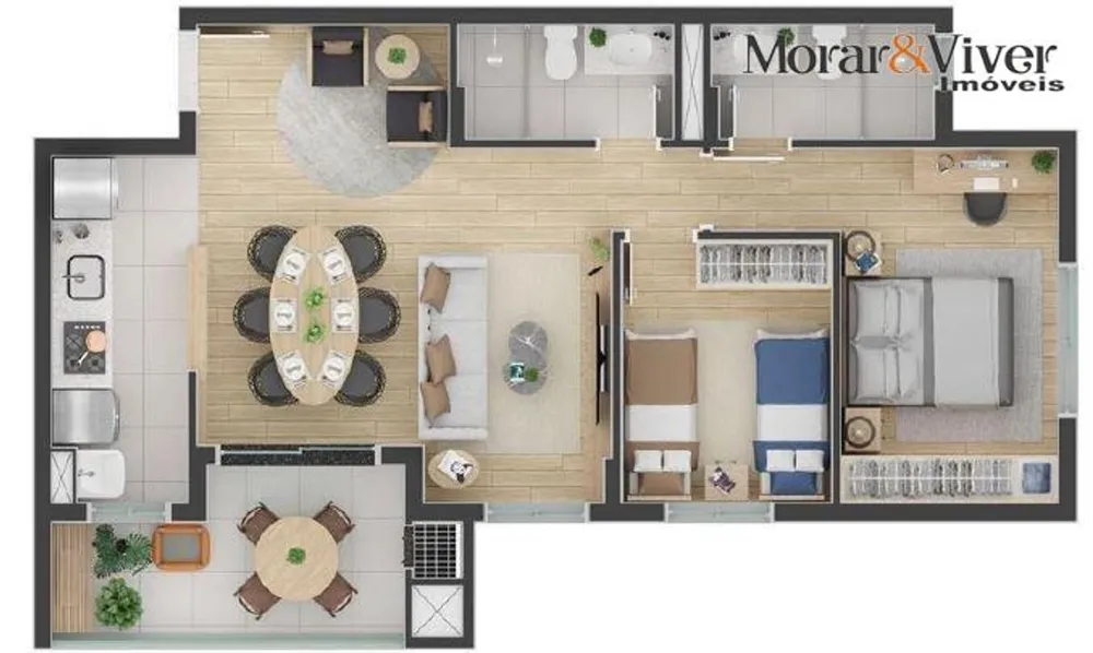 Apartamento, 2 quartos, 55 m² - Foto 12