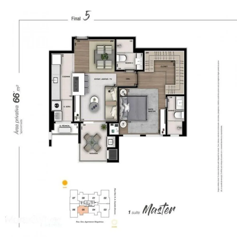 Apartamento, 2 quartos, 66 m² - Foto 19