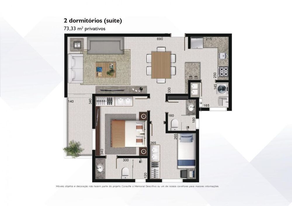 Apartamento, 2 quartos, 68 m² - Foto 12