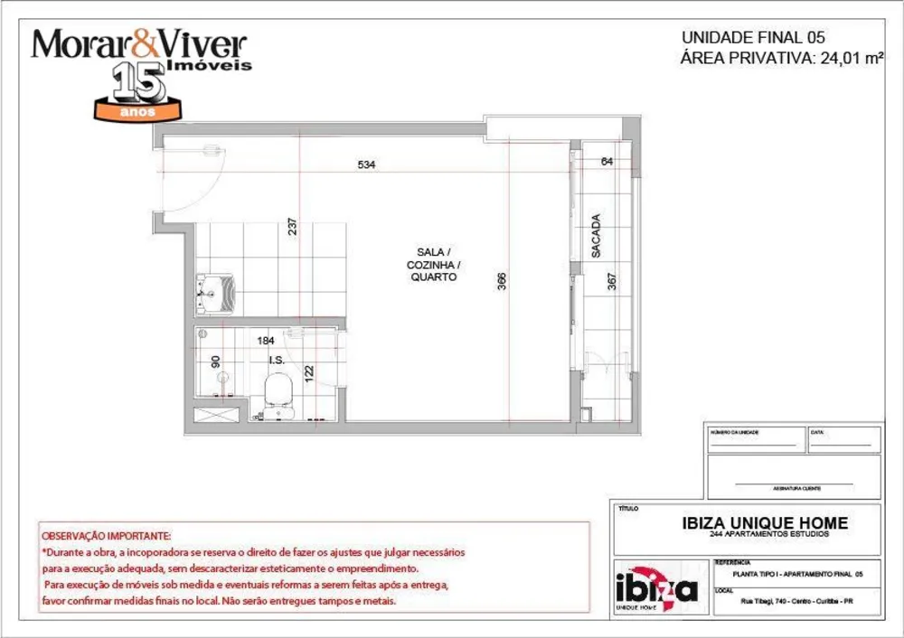 Apartamento, 1 quarto, 24 m² - Foto 14