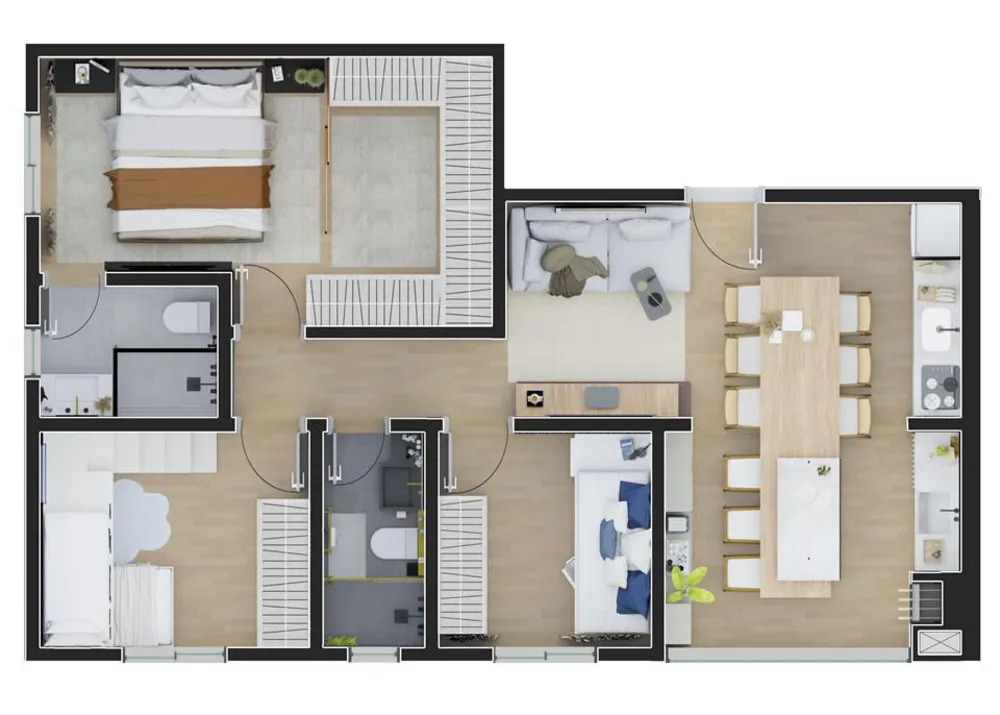 Apartamento, 2 quartos, 51 m² - Foto 18