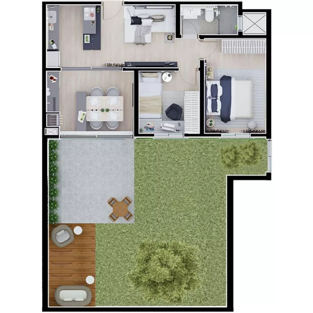 Apartamento, 2 quartos, 51 m² - Foto 8