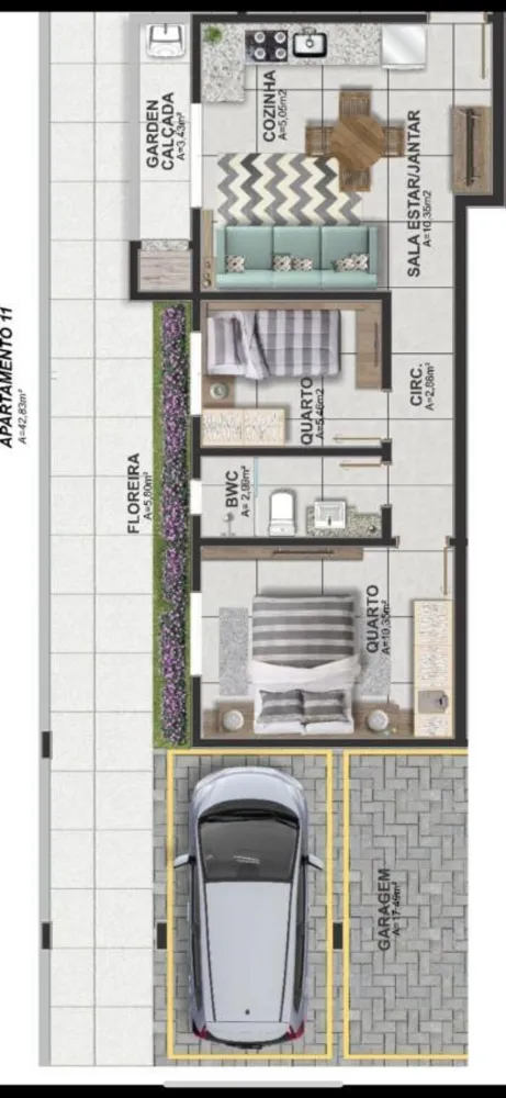 Apartamento, 3 quartos, 62 m² - Foto 13