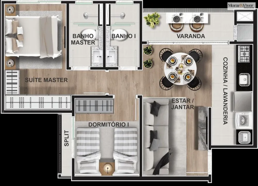 Cobertura, 2 quartos, 82 m² - Foto 12