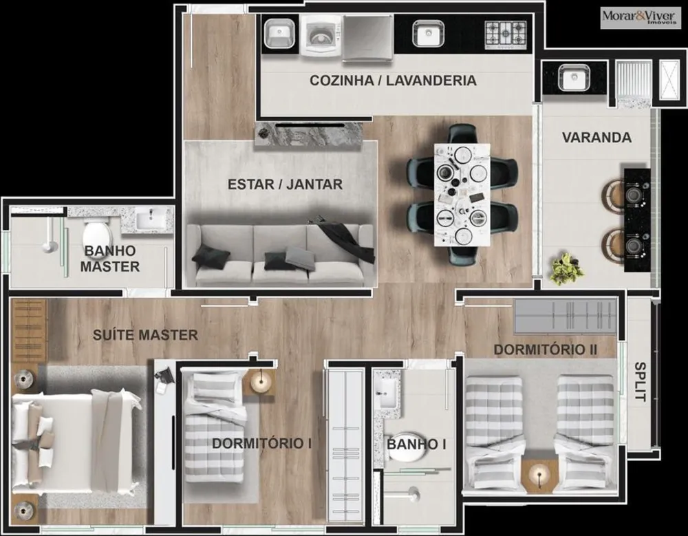 Cobertura, 2 quartos, 82 m² - Foto 10