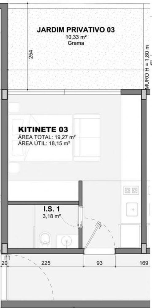 Apartamento, 1 quarto, 23 m² - Foto 5