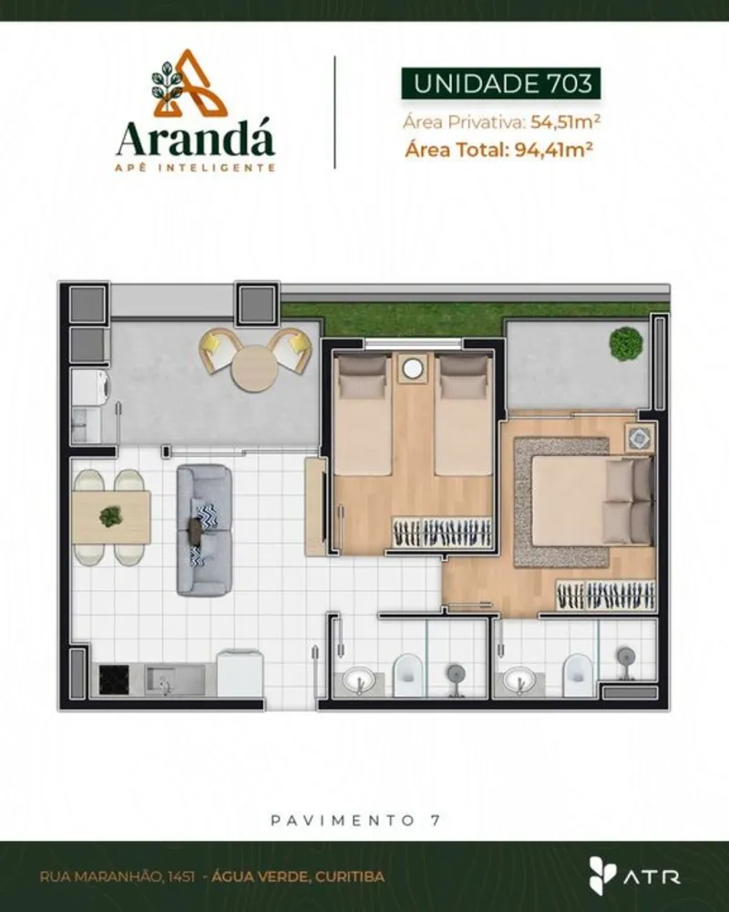 Apartamento, 2 quartos, 155 m² - Foto 10