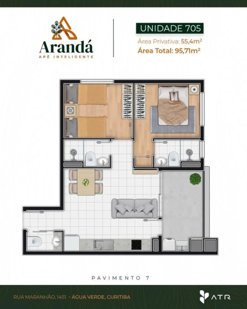 Apartamento, 2 quartos, 155 m² - Foto 12