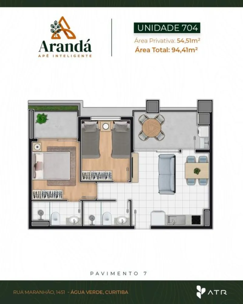 Apartamento, 2 quartos, 155 m² - Foto 11