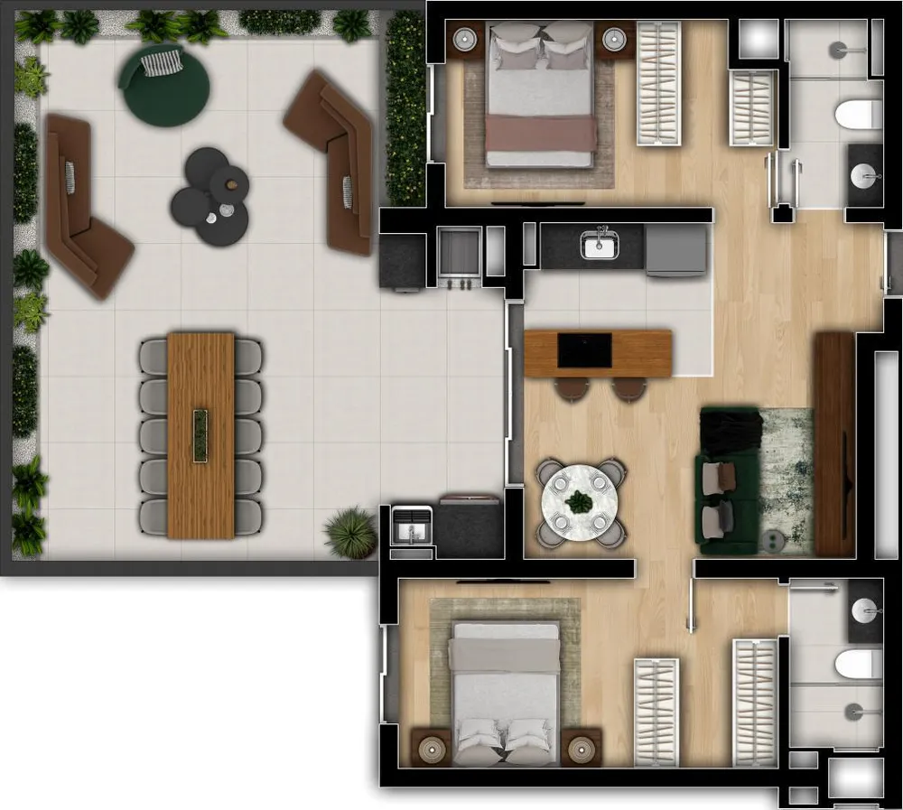 Apartamento, 2 quartos, 62 m² - Foto 16