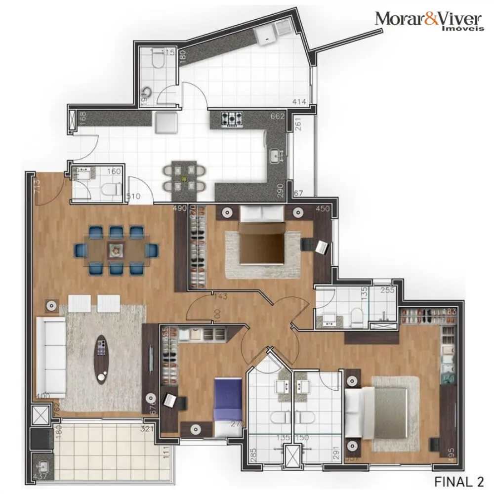 Apartamento, 3 quartos, 146 m² - Foto 8