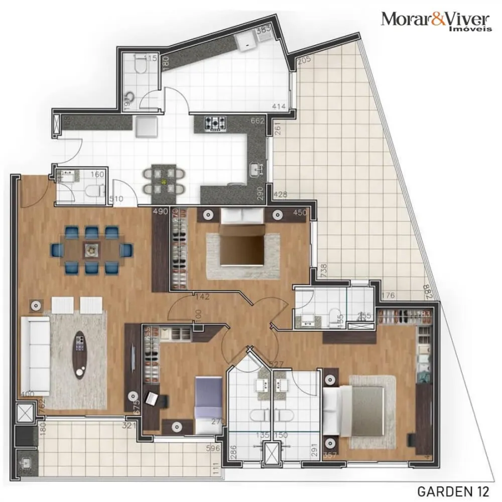 Apartamento, 3 quartos, 146 m² - Foto 12