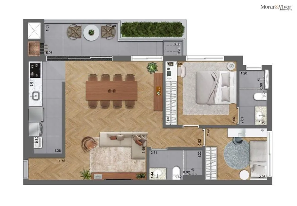 Apartamento, 3 quartos, 80 m² - Foto 15