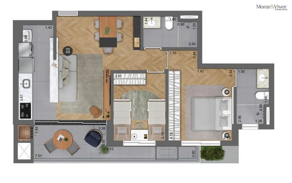 Apartamento, 3 quartos, 80 m² - Foto 16