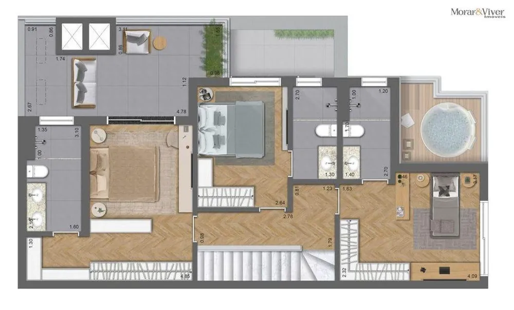 Apartamento, 3 quartos, 80 m² - Foto 1