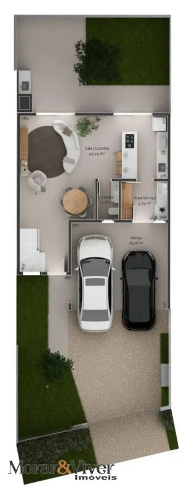Sobrado, 3 quartos, 138 m² - Foto 7