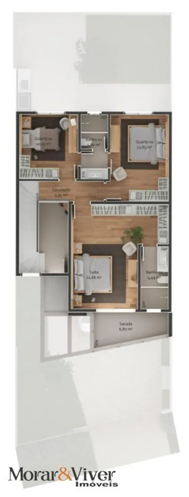 Sobrado, 3 quartos, 138 m² - Foto 8
