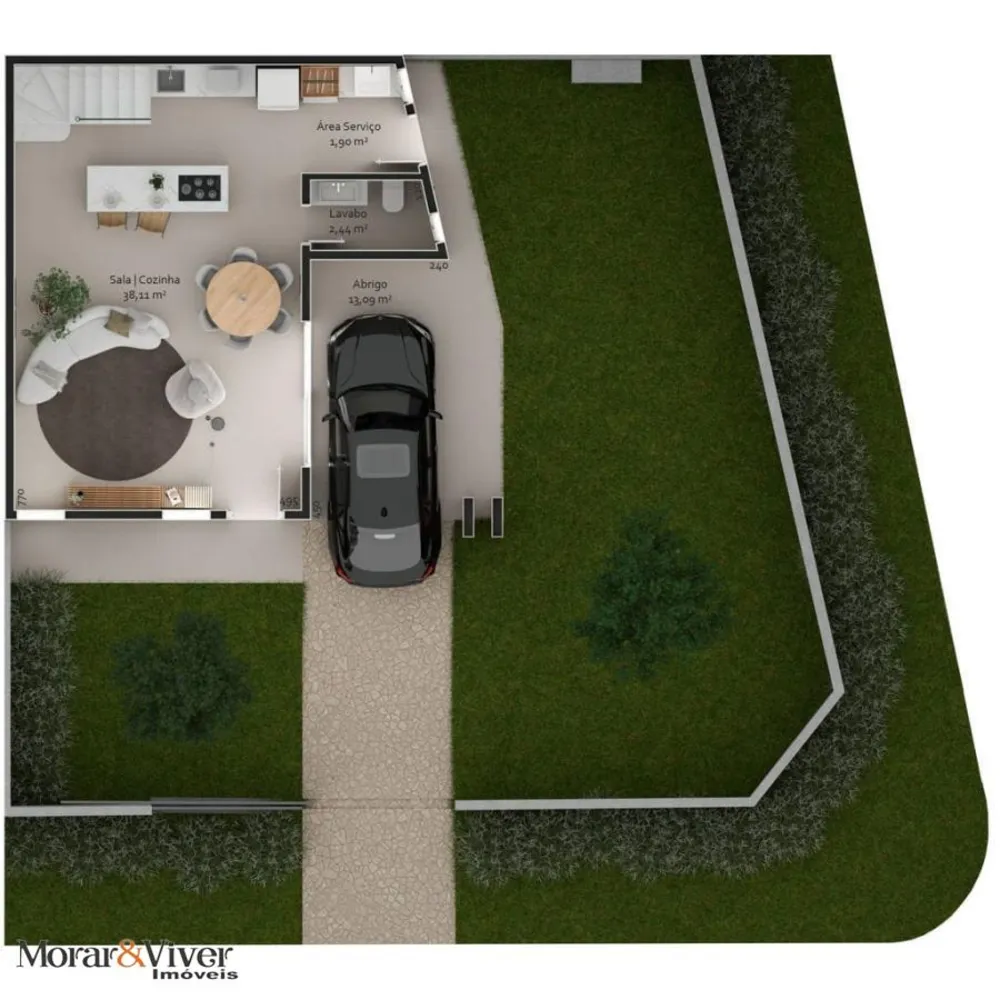Sobrado, 3 quartos, 138 m² - Foto 6
