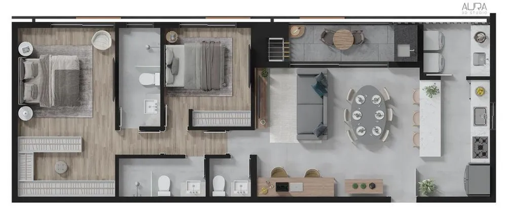 Cobertura, 3 quartos, 138 m² - Foto 10