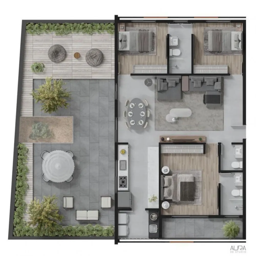 Cobertura, 3 quartos, 138 m² - Foto 14
