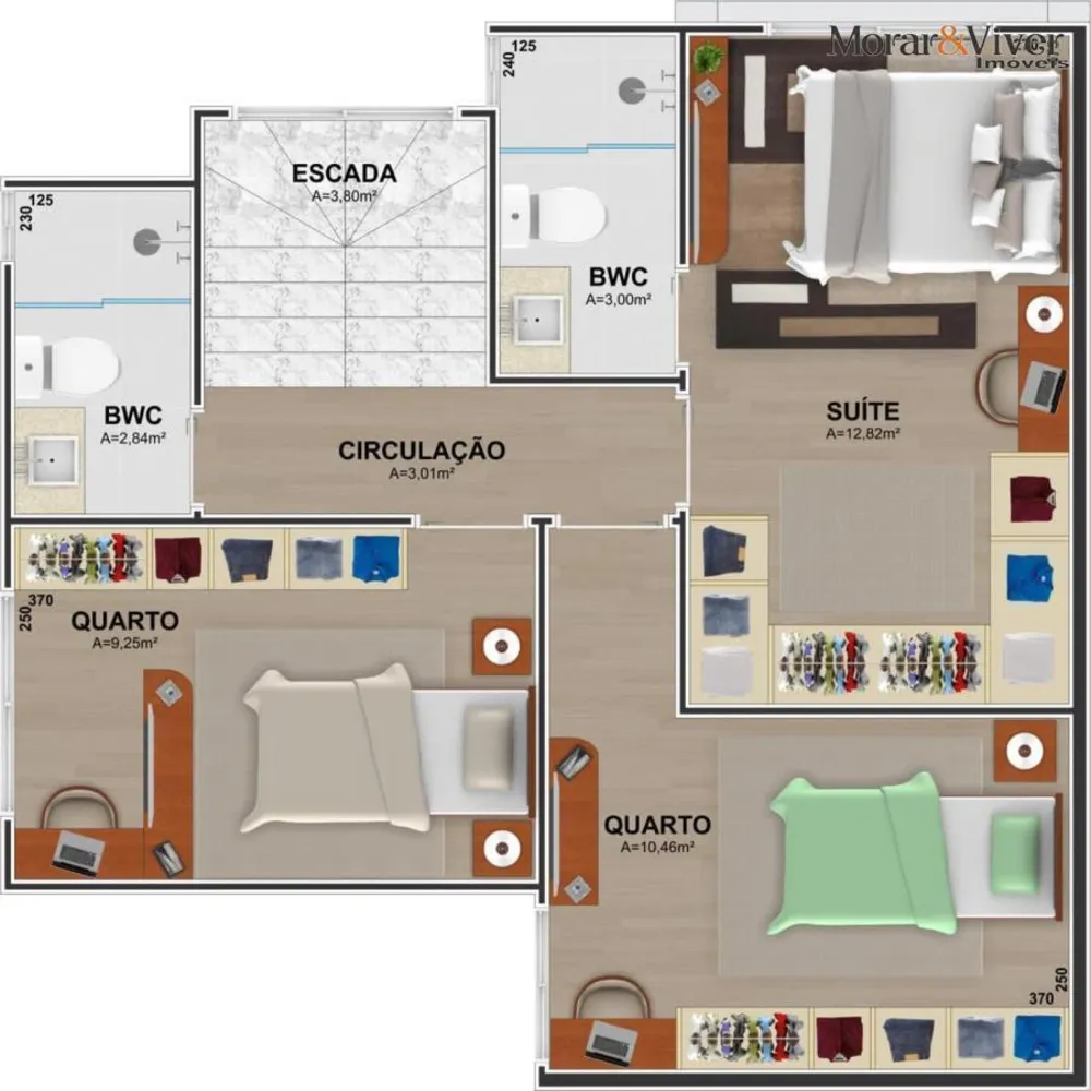Sobrado, 3 quartos, 105 m² - Foto 6
