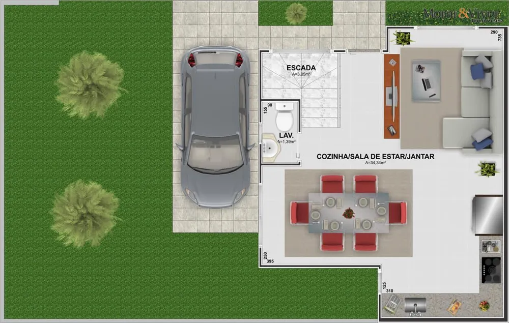 Sobrado, 3 quartos, 105 m² - Foto 4