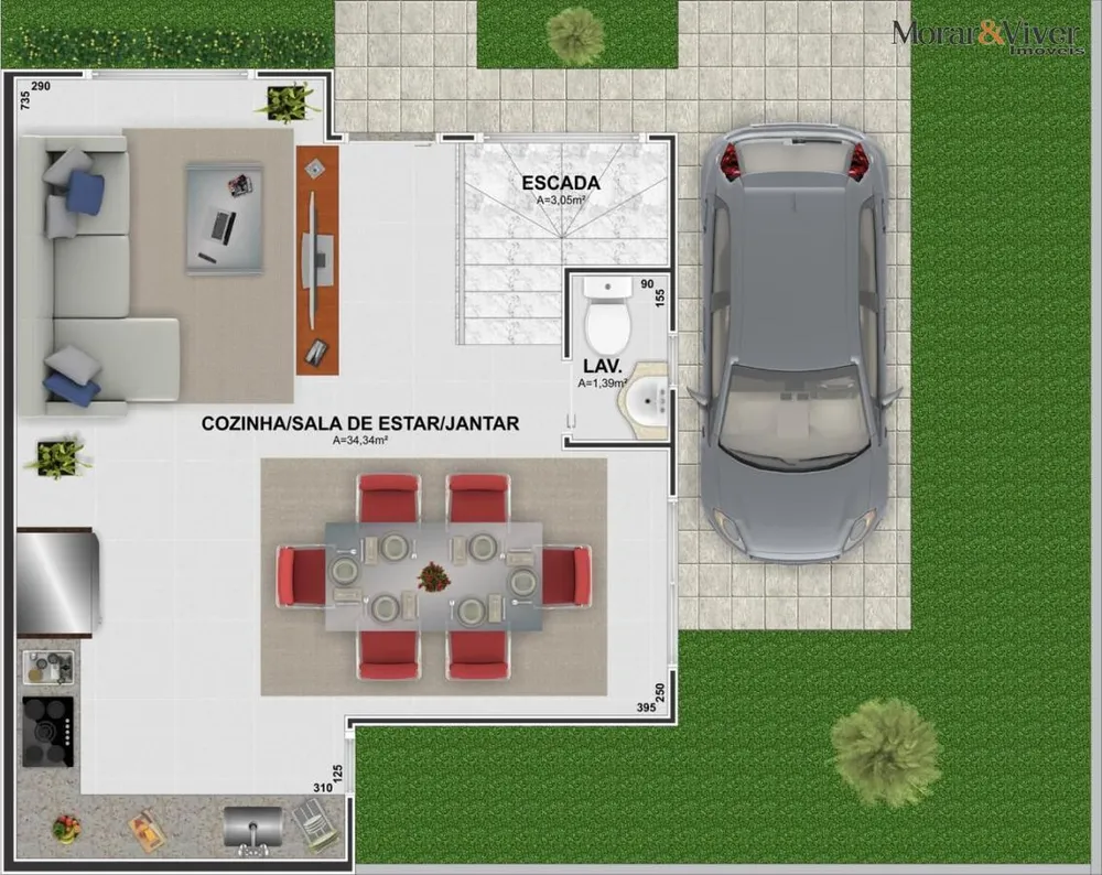 Sobrado, 3 quartos, 105 m² - Foto 5