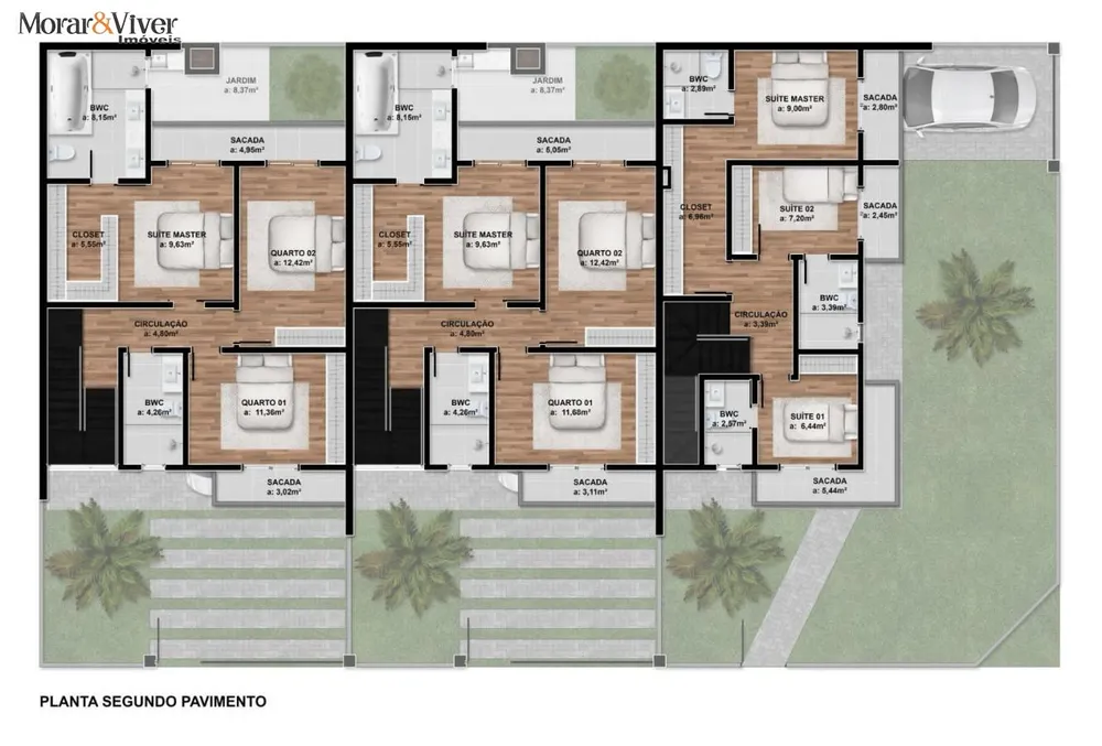 Sobrado, 3 quartos, 144 m² - Foto 12