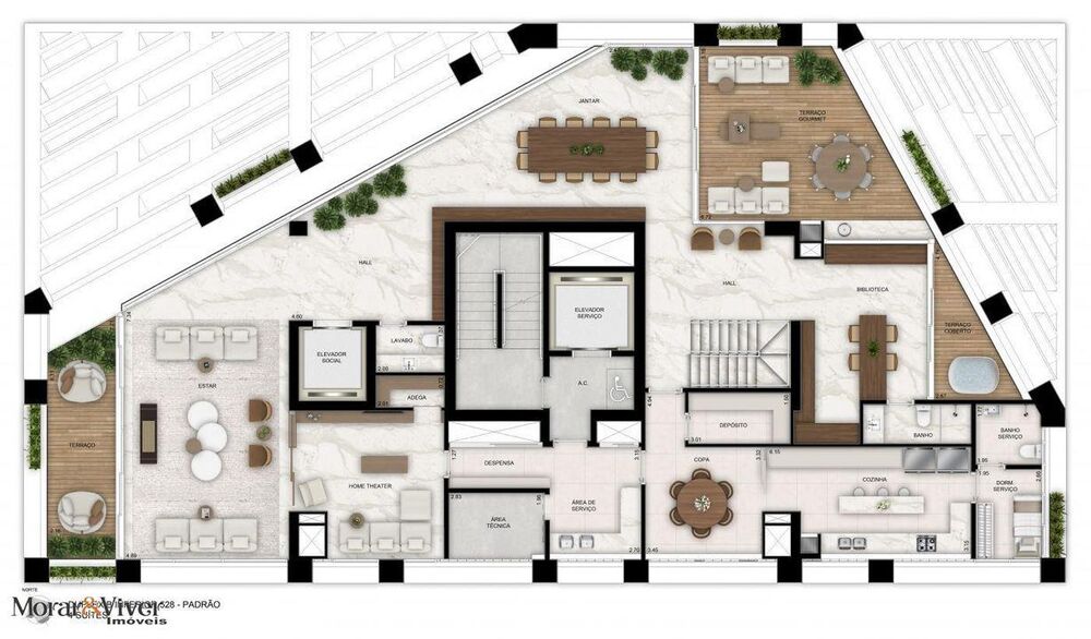 Apartamento à venda com 3 quartos, 309m² - Foto 19